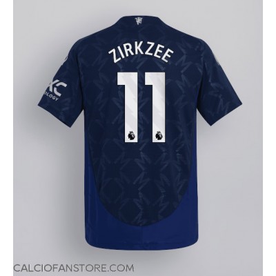 Maglia Calcio Manchester United Joshua Zirkzee #11 Seconda Divisa 2024-25 Manica Corta Maglia Calcio Manchester United Joshua Zirkzee #11 Seconda Divisa 2024-25 Manica Corta